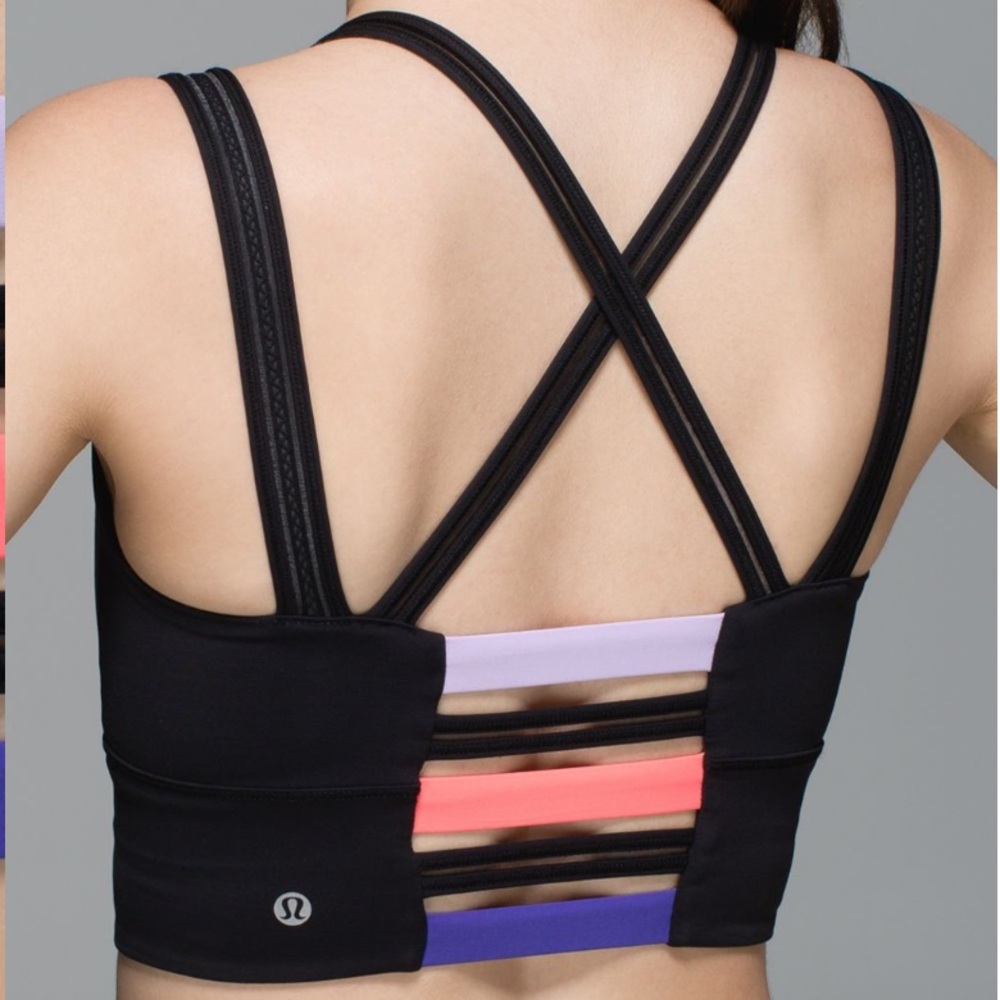 lululemon athletica “Happy Straps” Longline Bra, Size 6